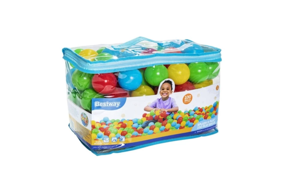 Bestway 100-Piece Splash & Play Water Balls for Kids Outdoor Fun