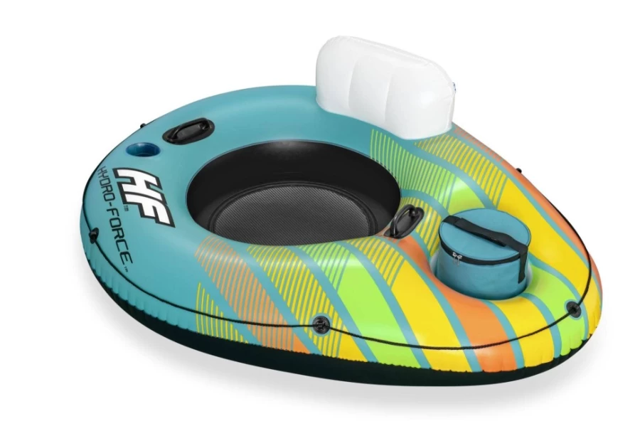 Bestway Hydro-Force Alpine River Tube with Built-in Cooler for Adults – Heavy-Duty Inflatable Water Raft for River Floating