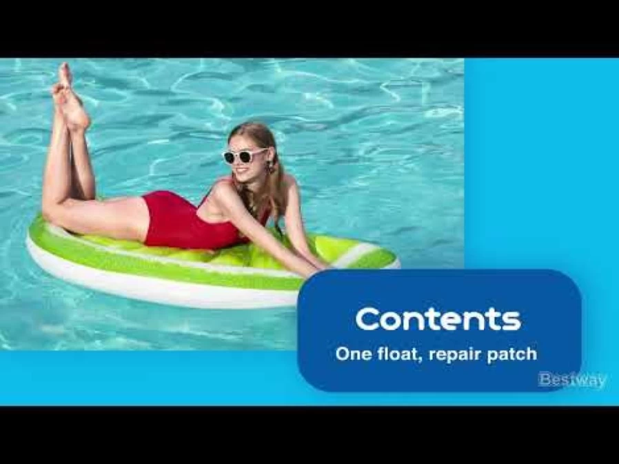 Bestway H2Ogo! 5-Foot Tropical Lime Inflatable Pool Float for Summer Fun