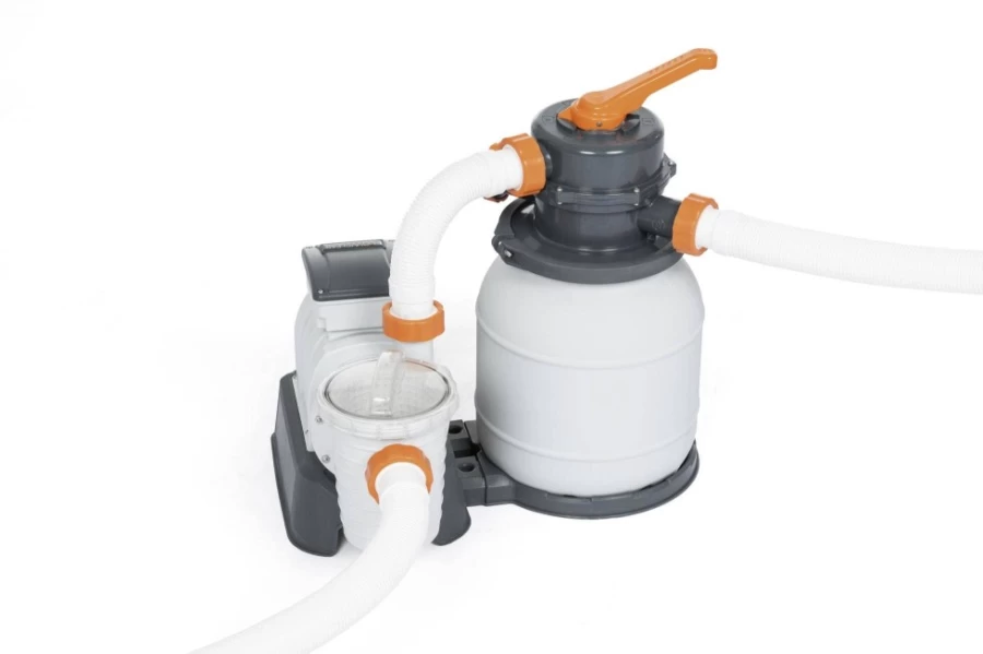 Bestway Flowclear 1500 Gallon Above Ground Pool Sand Filter Pump with Efficient Filtration System