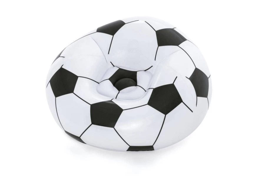Bestway Inflatable Soccer Ball Chair for Kids – Portable Beanless Seat for Indoor & Outdoor Use