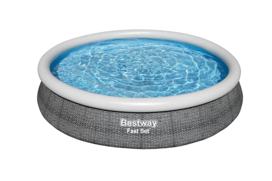 Bestway 12-Foot x 30-Inch Round Fast Set Inflatable Above Ground Swimming Pool Set