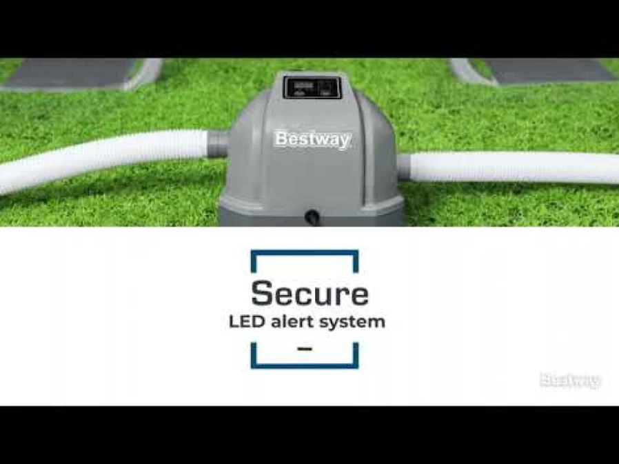 Bestway Flowclear 6000 Gallon Saltwater Chlorinator for Pools - 6 Grams per Hour Hydrogen Chlorine Generator