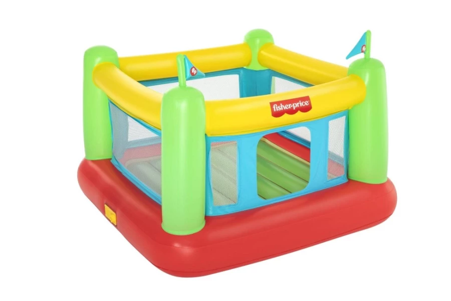 Bestway Bouncesational Indoor Bouncer with Built-In Pump - 69" x 68" x 53" Inflatable Play Center for Kids