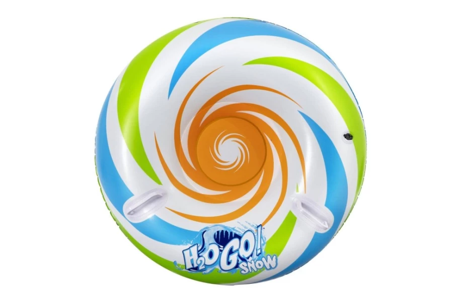 Bestway H2Ogo! 36" Inflatable Snow Tube for Winter Fun - Swirl Design for Thrilling Snow Rides