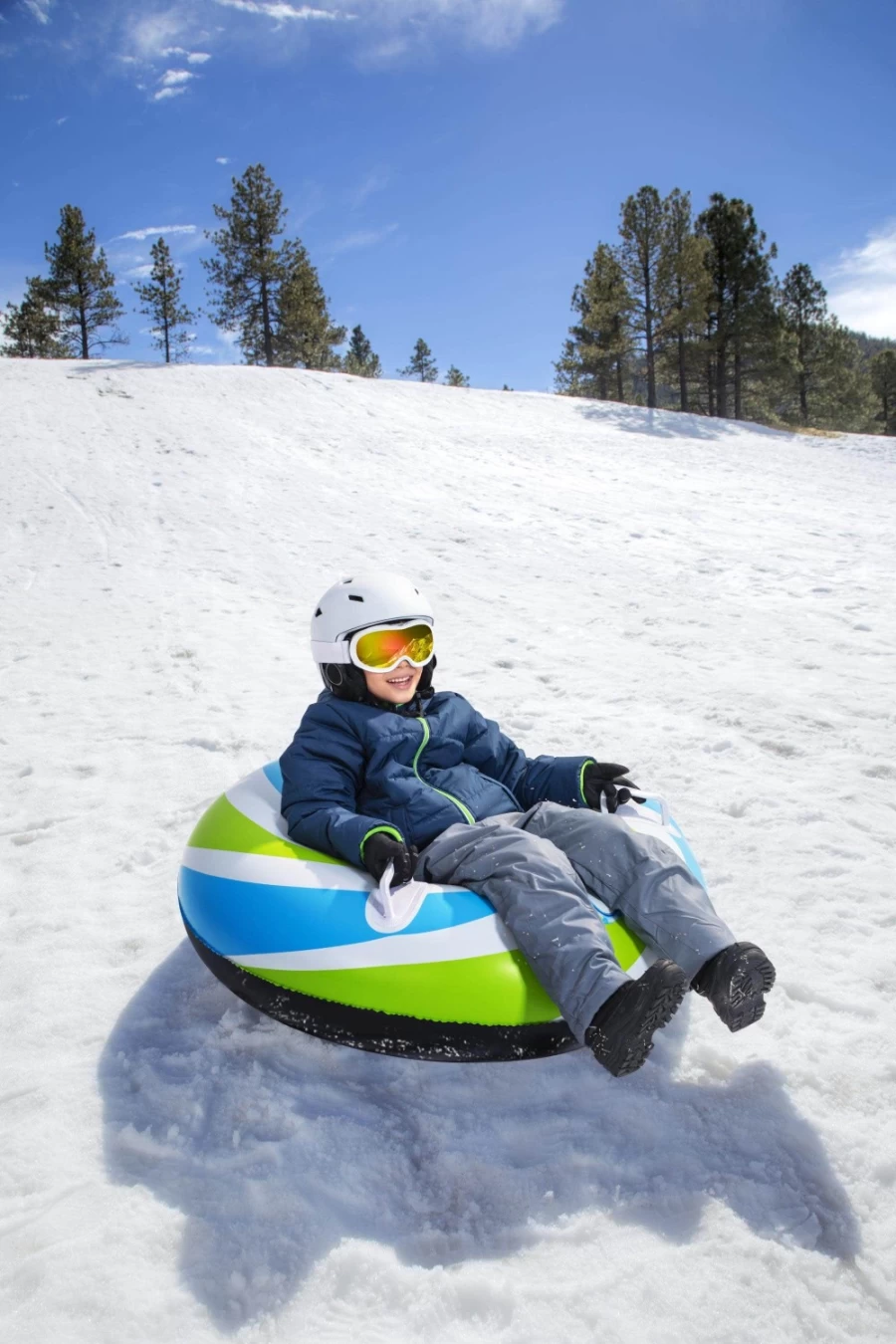 Bestway H2Ogo! 36" Inflatable Snow Tube for Winter Fun - Swirl Design for Thrilling Snow Rides
