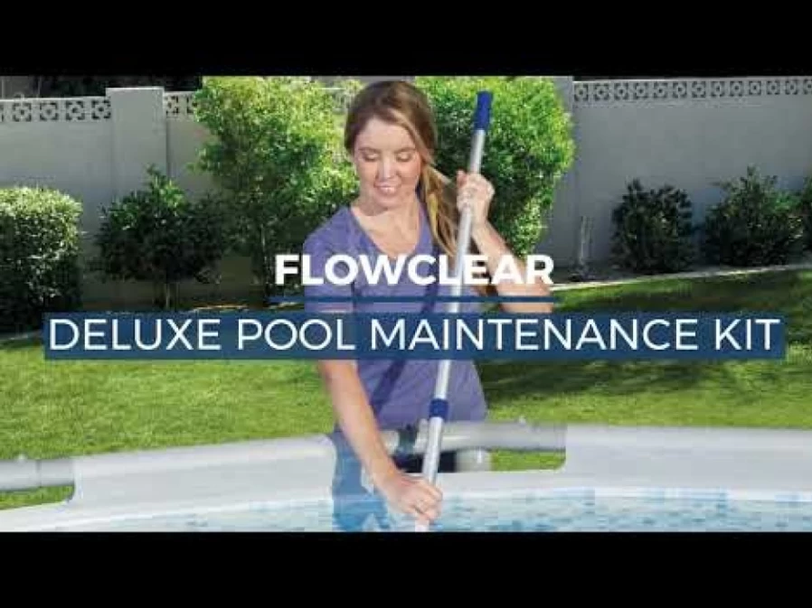 Bestway Flowclear Deluxe Pool Maintenance Kit for Easy Swimming Pool Care