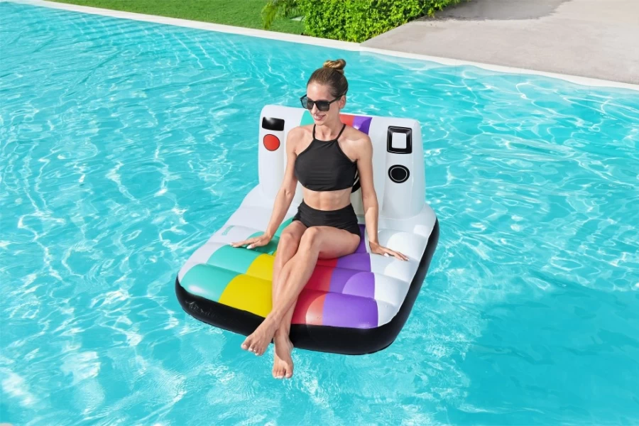 Bestway H2Ogo! Pose 'N Float Pool Lounge - Inflatable Floating Chair for Relaxation in Water