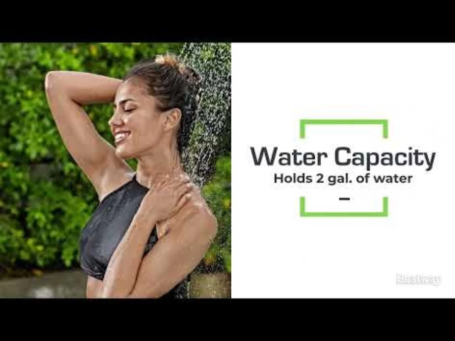 Bestway SolarFlow 2.1 Gallon Portable Outdoor Camping Shower with Solar Heating