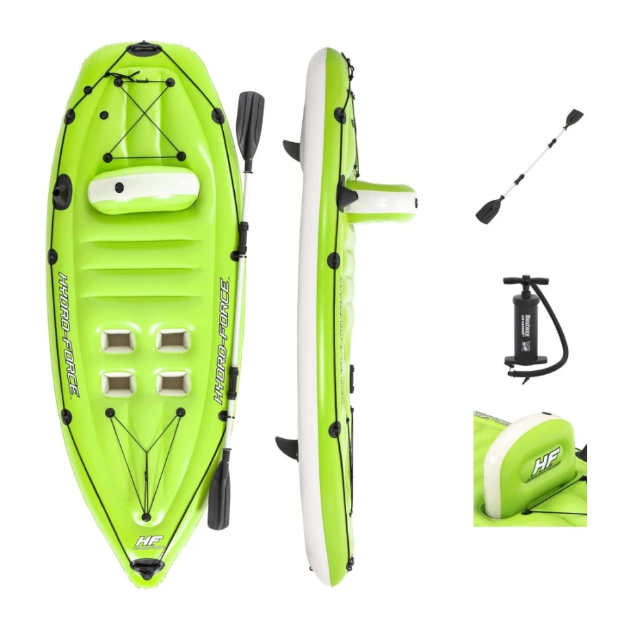 Bestway Hydro-Force Koracle Inflatable Fishing Kayak Set – Portable & Lightweight for Anglers
