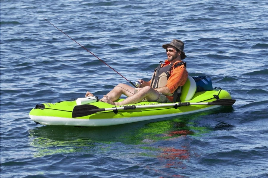 Bestway Hydro-Force Koracle Inflatable Fishing Kayak Set – Portable & Lightweight for Anglers
