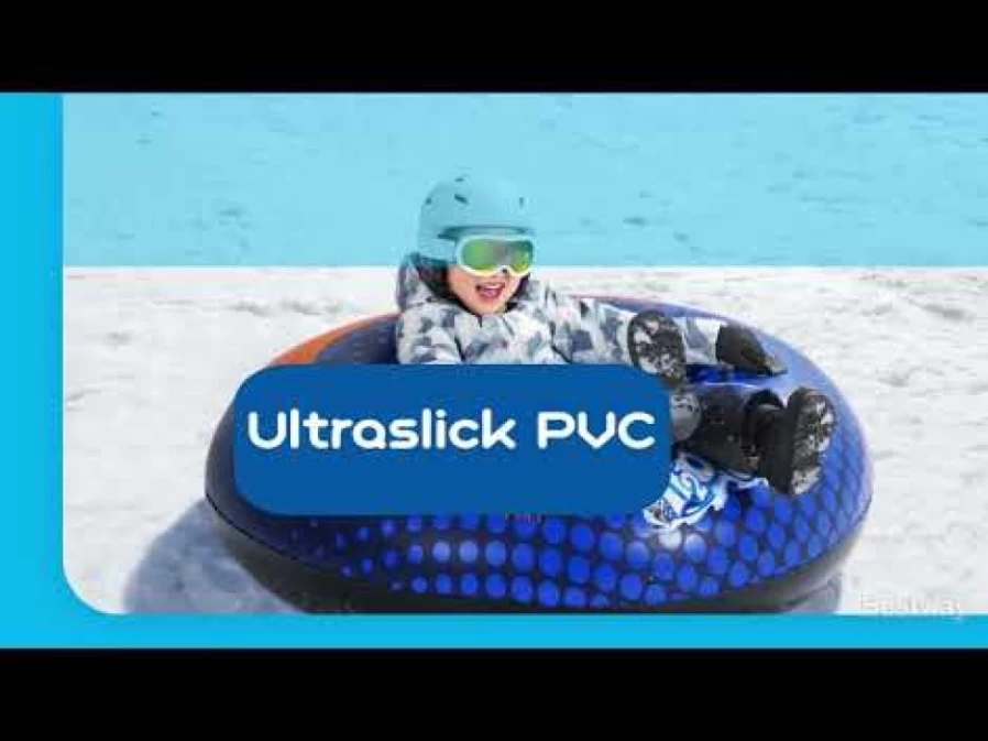 Bestway H2Ogo! Snow Frozen Frenzy 48-Inch Inflatable Snow Tube for Winter Fun