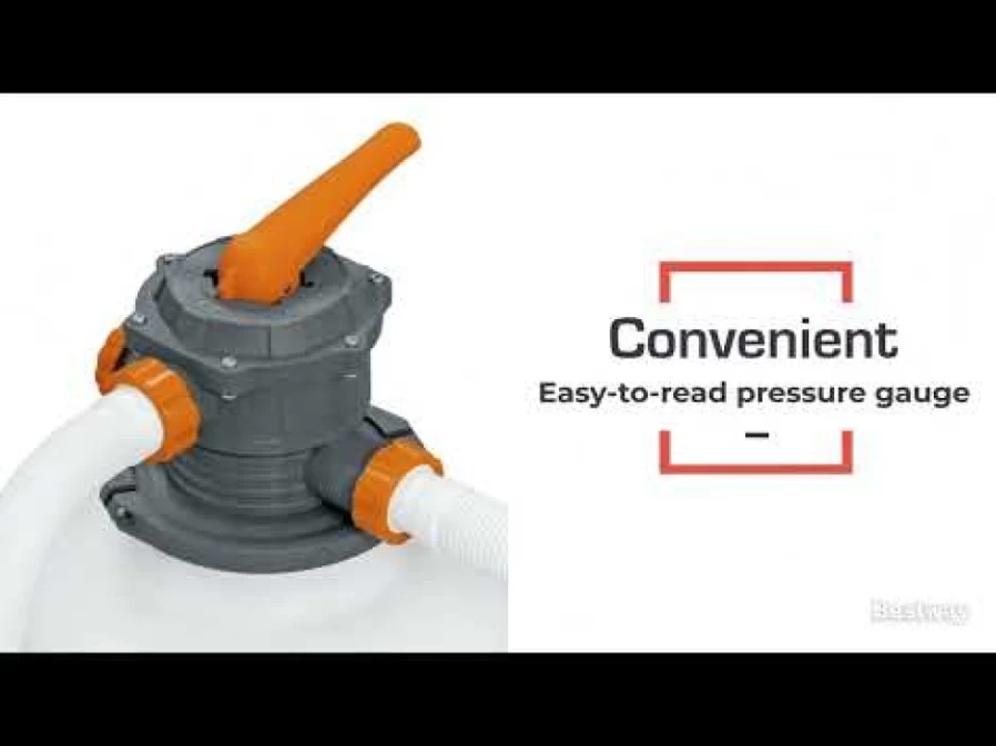 Bestway Flowclear 3000 Gallon Sand Filter Pump for Above Ground Pools | Efficient Pool Filtration System