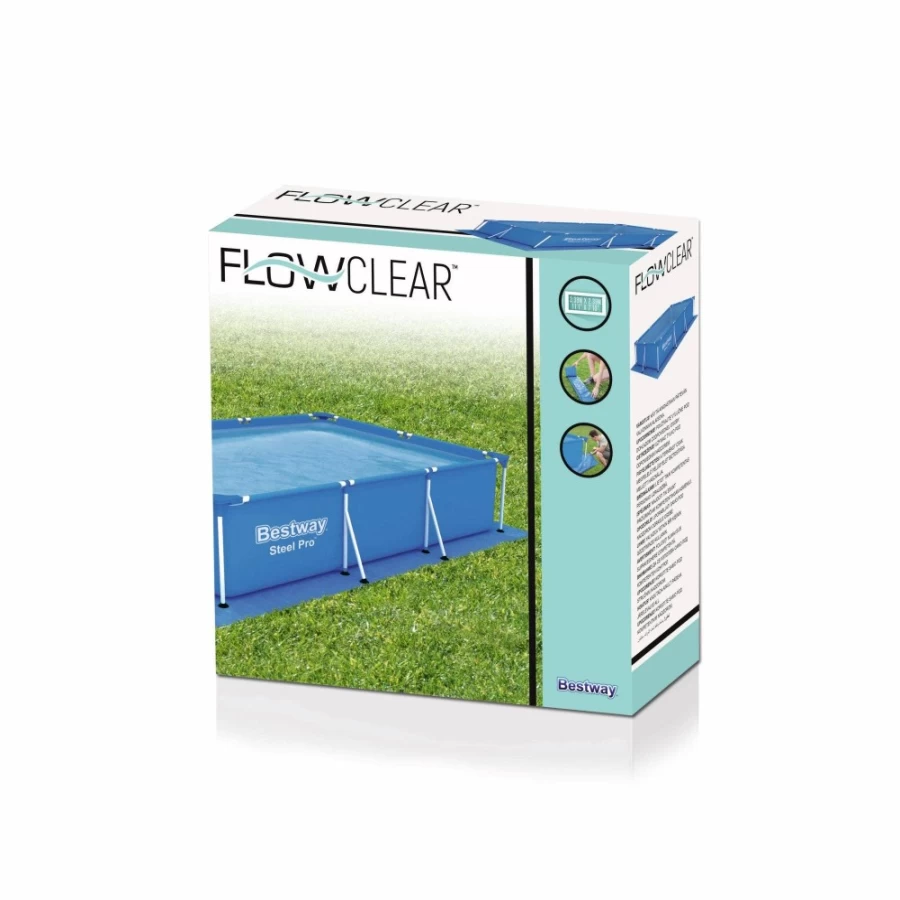 Bestway Flowclear™ 11'1" x 7'10" Ground Cover Tarp – Durable Waterproof Camping Mat for Outdoor Protection