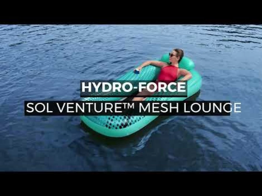 Bestway Hydro-Force Sol Venture 74-Inch Mesh Lounge Floating Raft for Pool, Lake & Water Relaxation