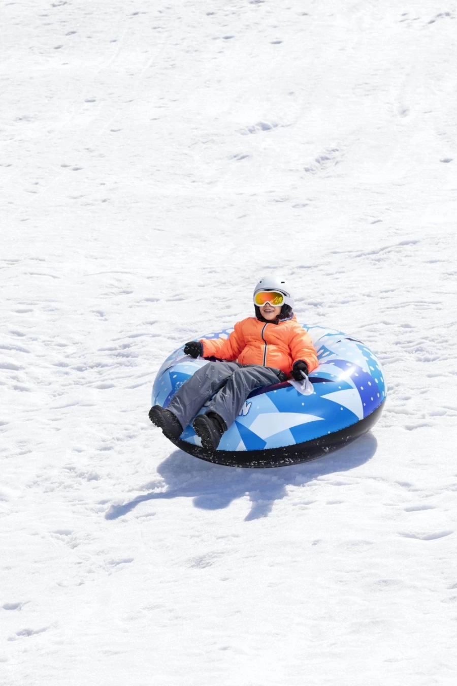 Bestway H2Ogo! Snow Arctic Rush 48-Inch Inflatable Snow Tube for Winter Fun